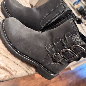 Harley-Davidson Black Moto Boots